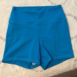 Light blue FLEO true high contour shorts